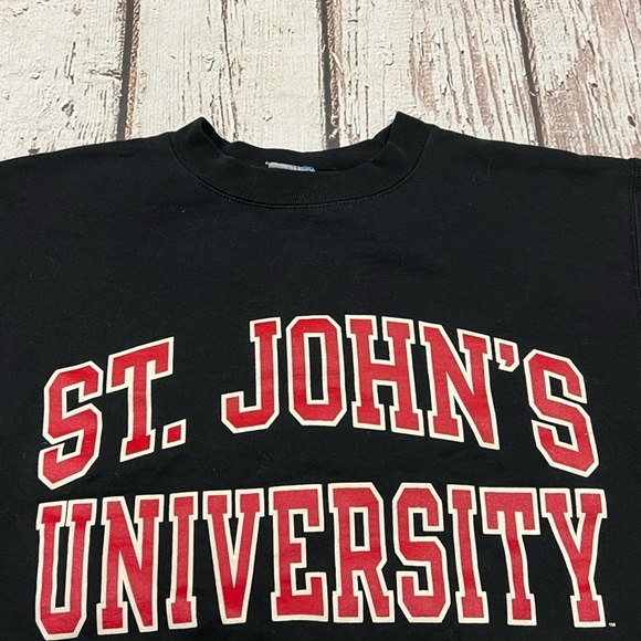 Vintage. St. Johns Red Storm NCAA College Champion Crewneck Sweatshirt - Picture 2 of 4